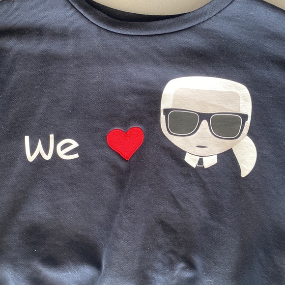 Karl Lagerfeld kids sweatshirt 10Y seen on True Thompson! - Picture 3 of 6